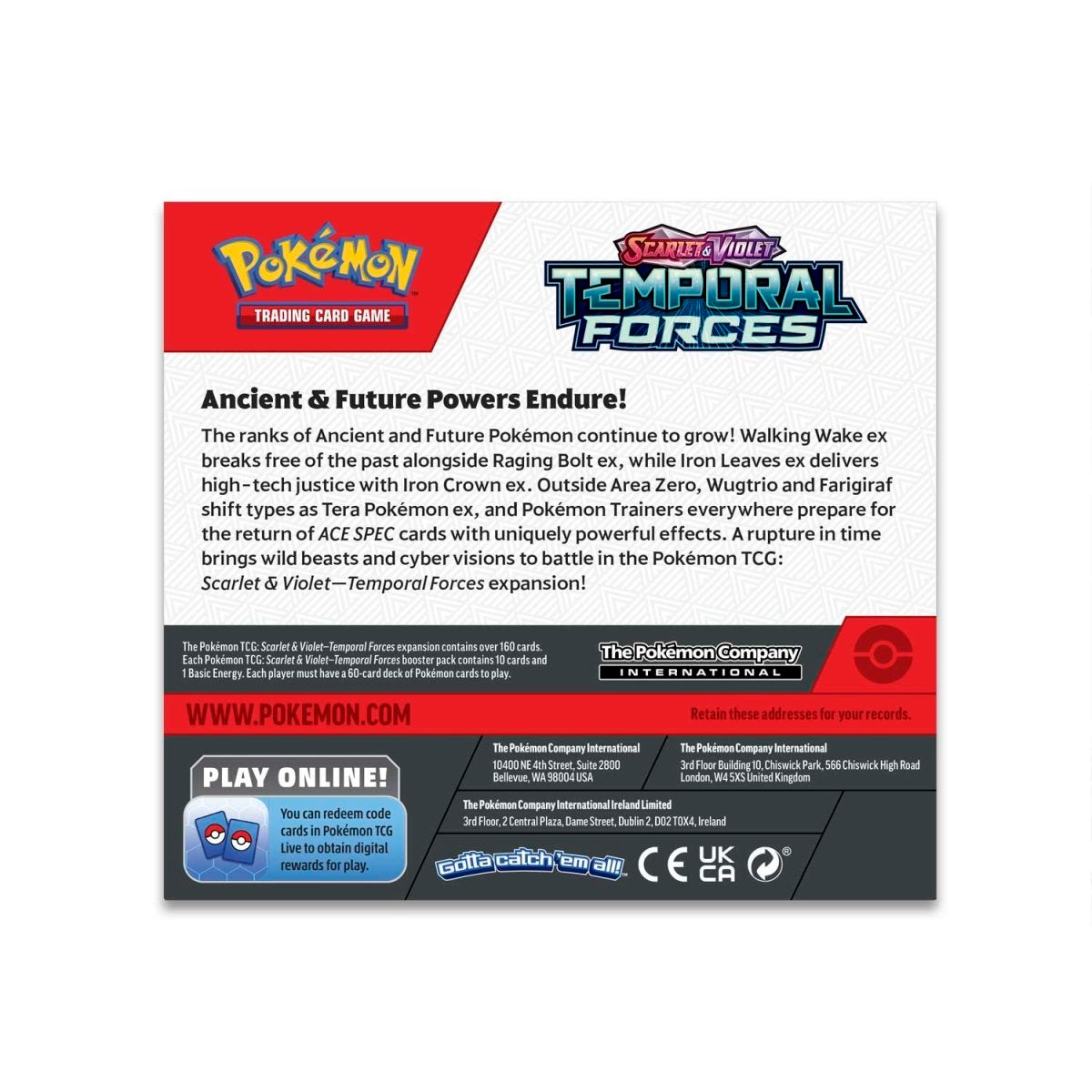 Pokémon Scarlet & Violet - Temporal Forces Booster Box